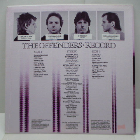 OFFENDERS, THE (ジ・オフェンダーズ) - Record (US Orig.LP)・・