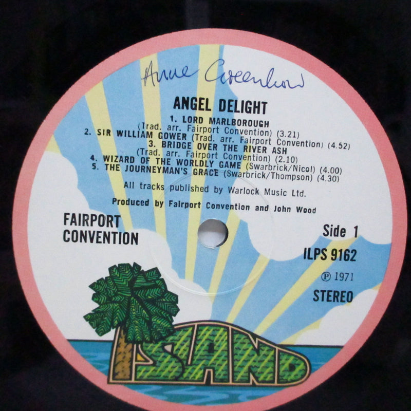 FAIRPORT CONVENTION (フェアポート・コンヴェンション)  - Angel Delight (UK オリジナル 「ピンクリムラベ」LP/ざら紙見開ジャケ)