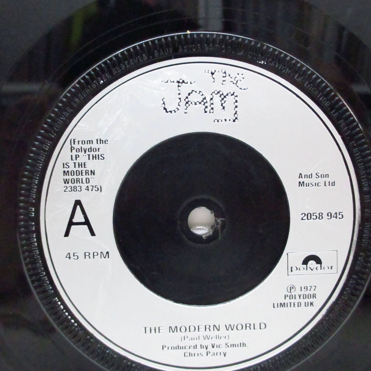 JAM, THE (ザ・ジャム)  - The Modern World (UK '80 再発 「フランス語」7"+マット固紙ジャケ)