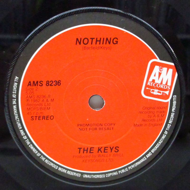 KEYS, THE (ザ ・キイズ)  - Suspicious (UK プロモ 7"+カンパニースリーブ)