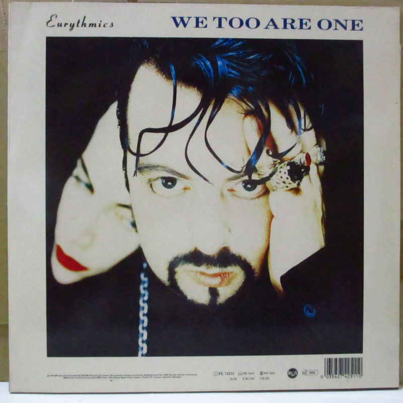 EURYTHMICS (ユーリズミックス)  - We Too Are One (UK-EU オリジナル LP+インサート)