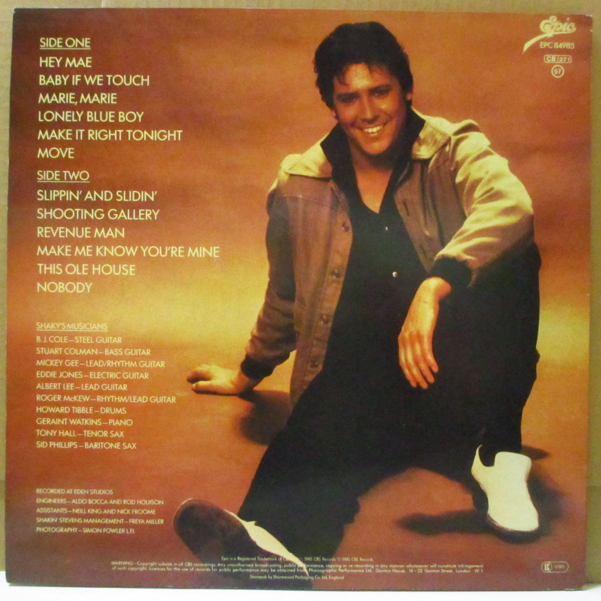 SHAKIN' STEVENS (シェイキン・スティーヴンス)  - This Ole House (UK Orig.LP/Stickered CVR)