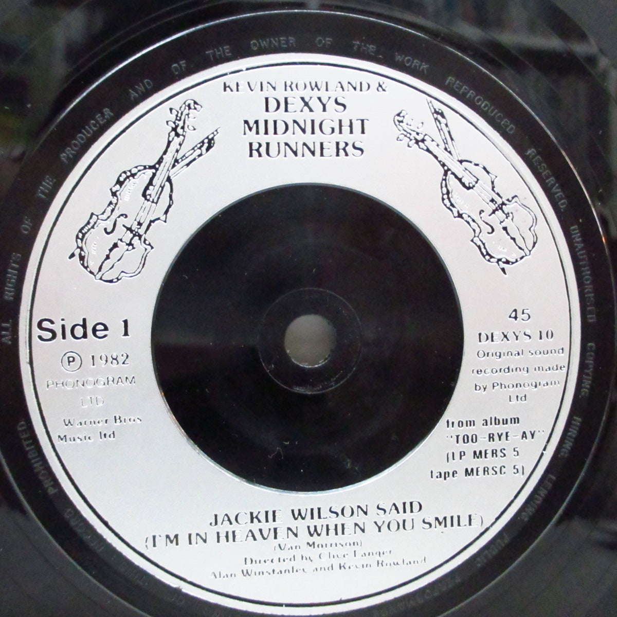 DEXYS MIDNIGHT RUNNERS (ディキシーズ・ミッドナイト・ランナーズ)  - Jackie Wilson Said (UK Orig.7"/Silver Lbl.)