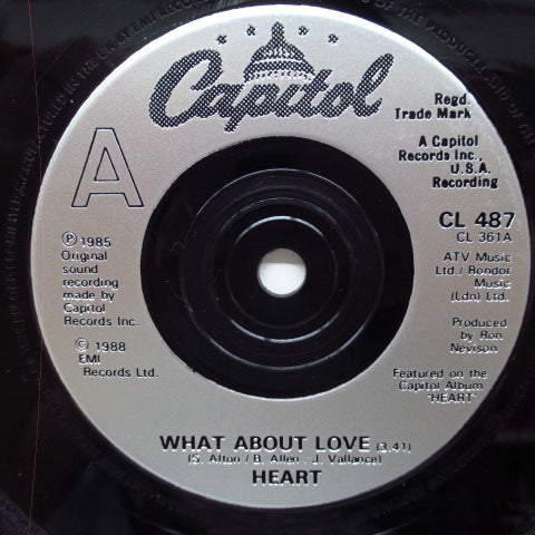 HEART-What About Love? (UK Orig.7 "+ PS)