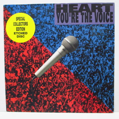 HEART - You're The Voice (UK Ltd.Etched 7"+PS)