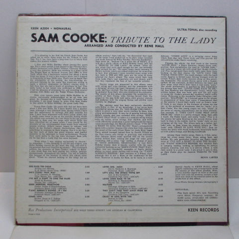 SAM COOKE - Tribute To The Lady (US Orig.Mono)