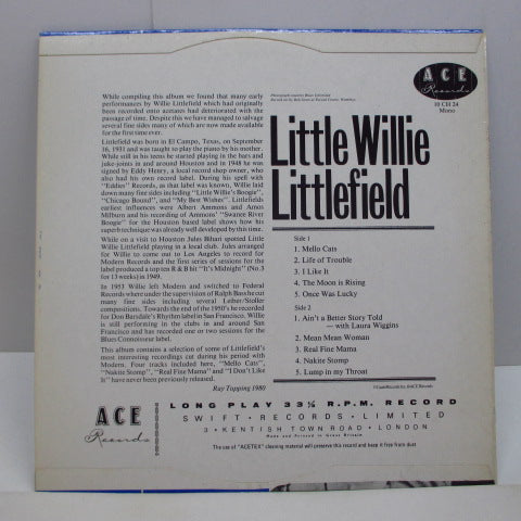 LITTLE WILLIE LITTLEFIELD - Volume 1 (UK Orig.10")