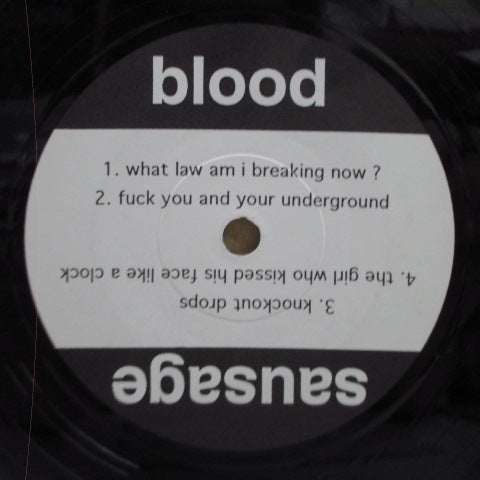 BLOOD SAUSAGE (ブラッド・ソーセージ)  - Touching You In Ways That Don't Feel Comfortable (UK Orig.7")