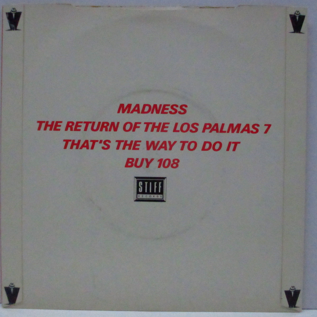 MADNESS (マッドネス)  - The Return Of The Los Palmos 7 (UK オリジナル 「漫画/赤ラベ・黒盤 」7"+漫画ジャケ/B面エンドレスVer)