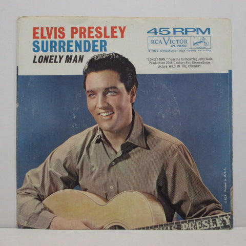 ELVIS PRESLEY - Surrender / Lonely Man (Orig+PS)