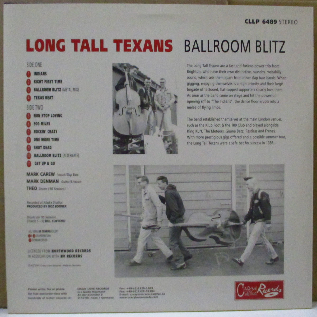 LONG TALL TEXANS (ロング・トール・テキサンズ)  - Ballroom Blitz (German Orig.LP)