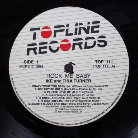 IKE & TINA TURNER (アイク＆ティナ・ターナー)  - Rock Me Baby (UK Orig.)