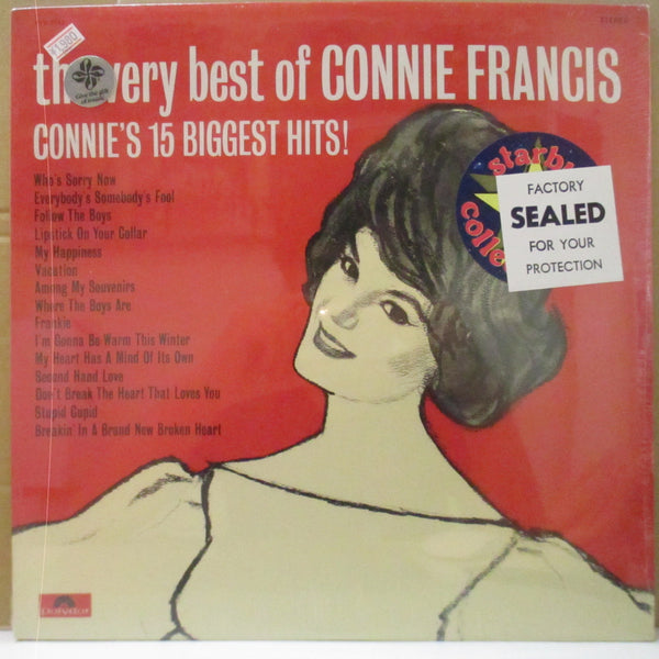CONNIE FRANCIS (コニー・フランシス)  - The Very Best Of Connie’s 15 Biggest Hits! (Canada '77 Re Stereo LP)