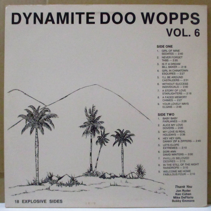V.A. - Dynamite! Doo Wopps Vol.6 (US 80's Unofficial LP)