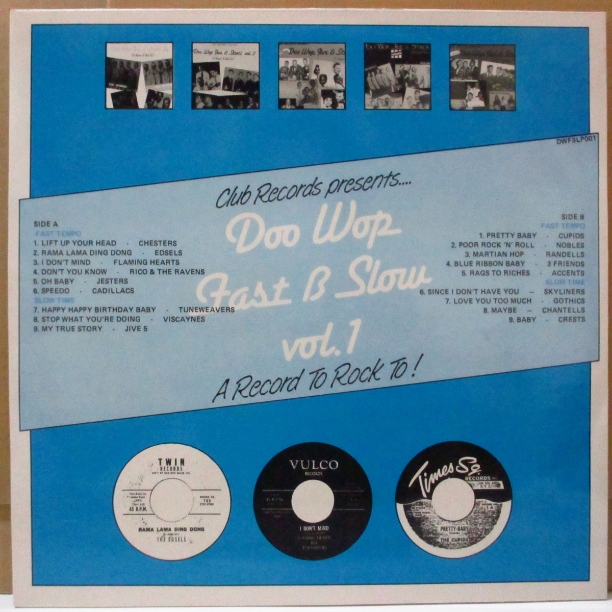 V.A. - Doo Wop Fast & Slow Vol.1 (UK Unofficial LP)