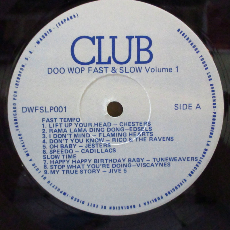 V.A. - Doo Wop Fast & Slow Vol.1 (UK Unofficial LP)
