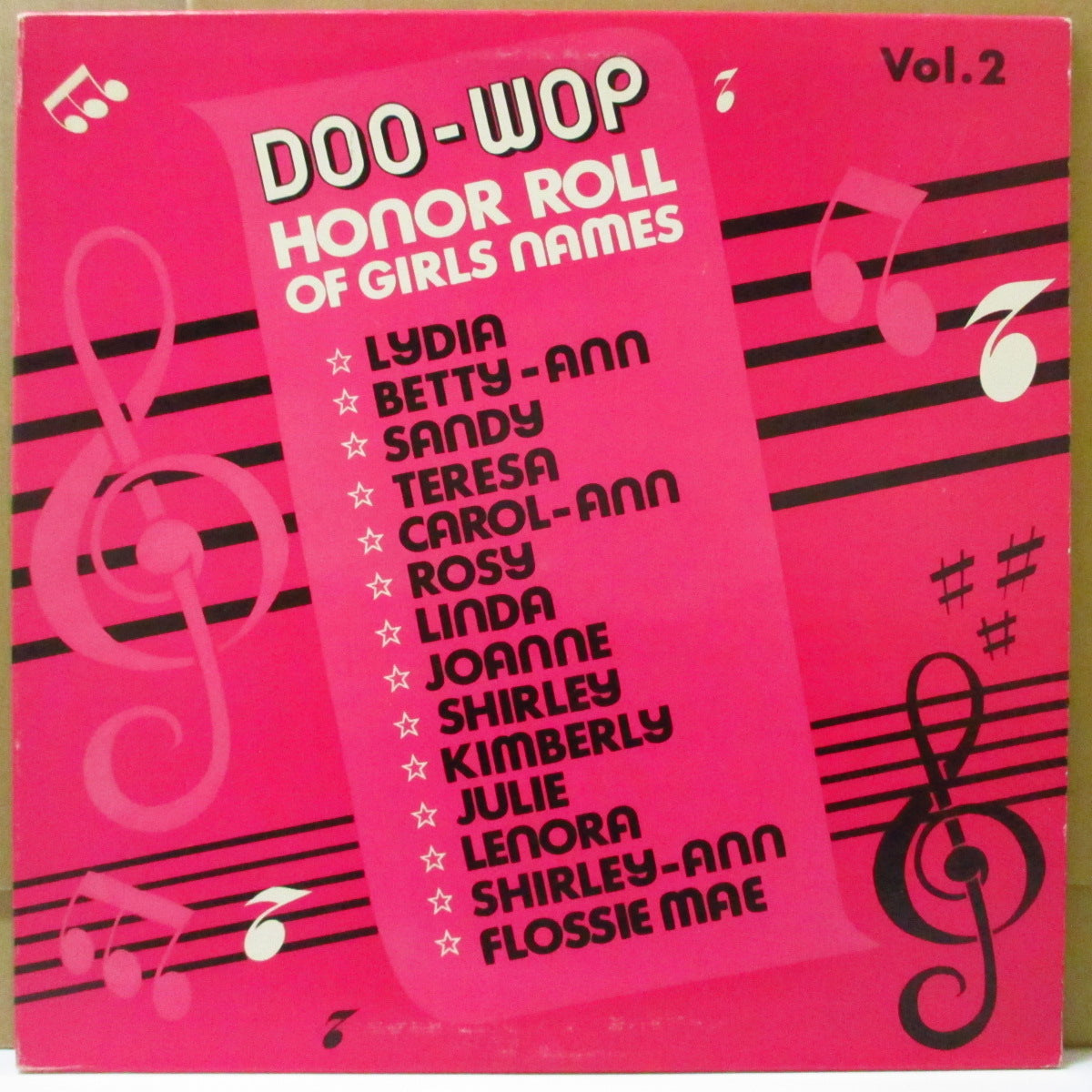 V.A. - Doo Wop Honor Roll of Girls Names Vol.2 (US 70's Unofficial LP)