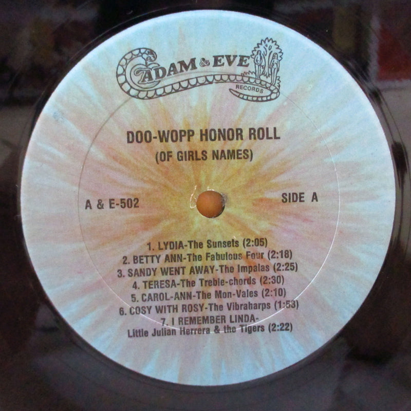 V.A. - Doo Wop Honor Roll of Girls Names Vol.2 (US 70's Unofficial LP)