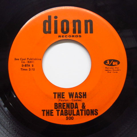 BRENDA & THE TABULATIONS - Dry Your Eyes / The Wash