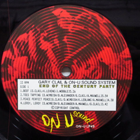 GARY CLAIL & ON-U SOUND SYSTEM - End Of The Century Party (UK Orig.LP)