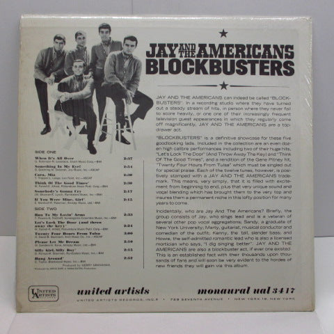 JAY & THE AMERICANS - Blockbusters (US:Orig.MONO)