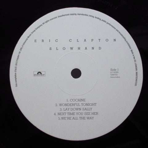 ERIC CLAPTON (エリック・クラプトン) - Slowhand (EU Limited Box Set)