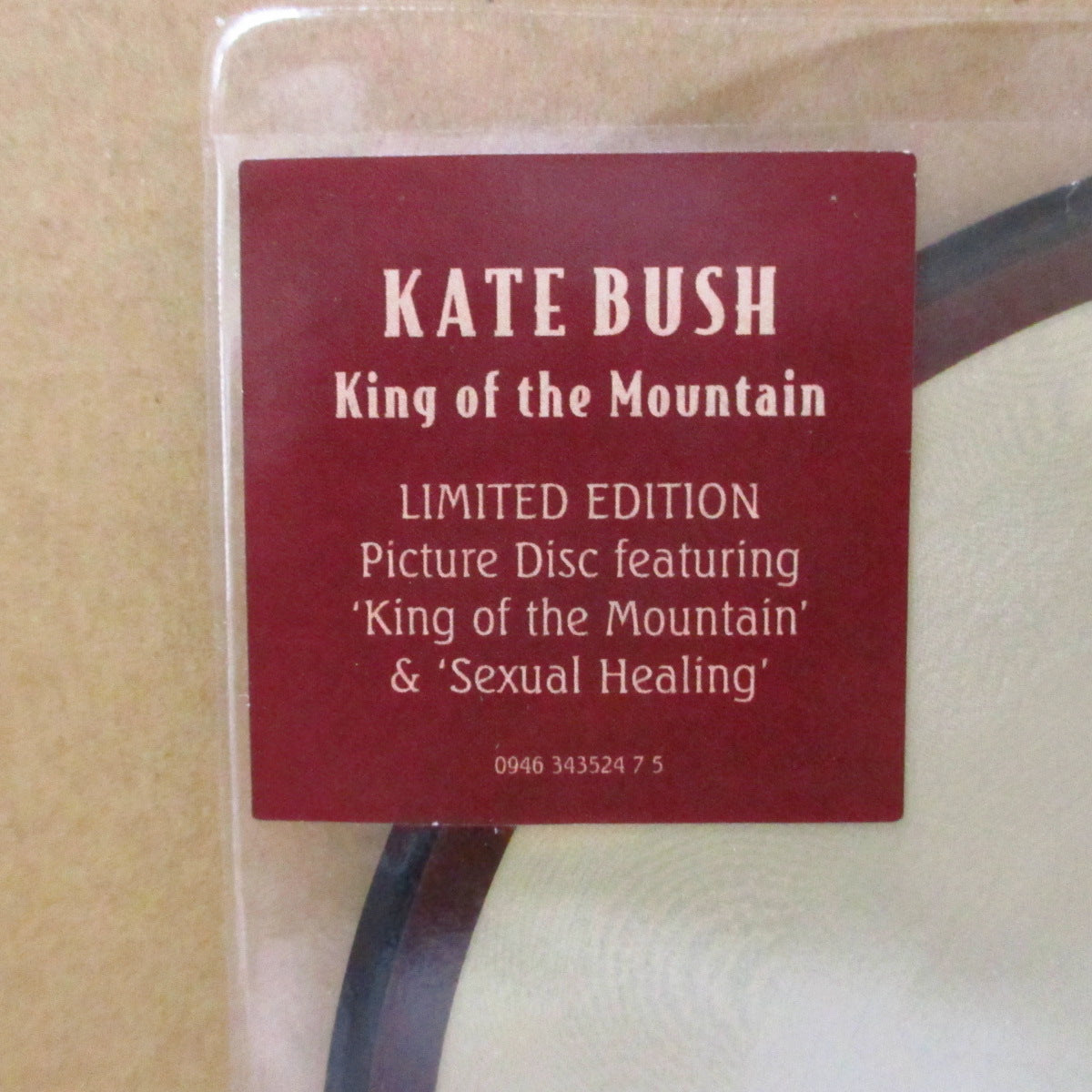 KATE BUSH (ケイト・ブッシュ)  - King Of The Mountain (UK/EU 限定ピクチャー 7"+レアステッカー付きPVC)