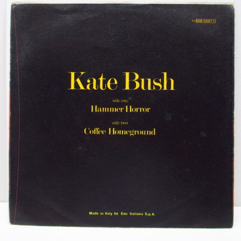 KATE BUSH (ケイト・ブッシュ) - Hammer Horror (Italy オリジナル 7"+PS)