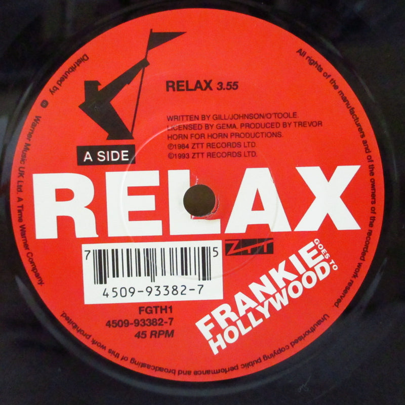 FRANKIE GOES TO HOLLYWOOD (フランキー・ゴーズ・トゥ・ハリウッド)  - Relax (UK '93 再発 7"+PS)
