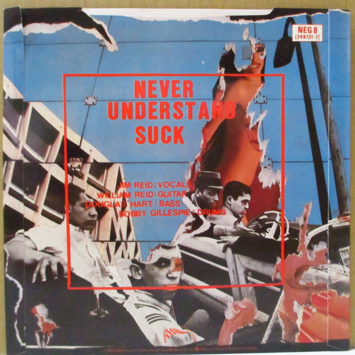 JESUS AND MARY CHAIN, THE (ジーザス & メリー・チェイン)  - Never Understand (UK オリジナル・ペーパーラベ 7"+光沢固紙折り返しジャケ)