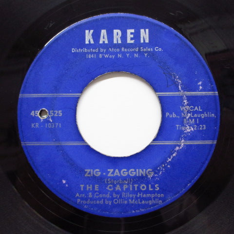 CAPITOLS - Zig-Zagging (Blue Paper Label)