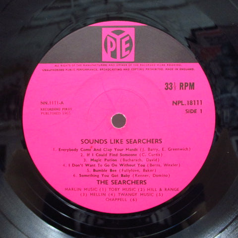 SEARCHERS (サーチャーズ) - Sounds Like Searchers (UK Orig.Mono LP/CFS)