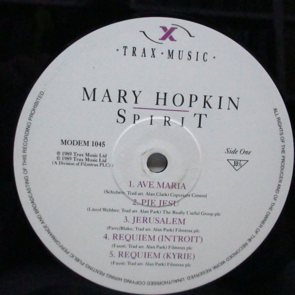 MARY HOPKIN (メリー・ホプキンス)  - Spirit (UK オリジナル LP)