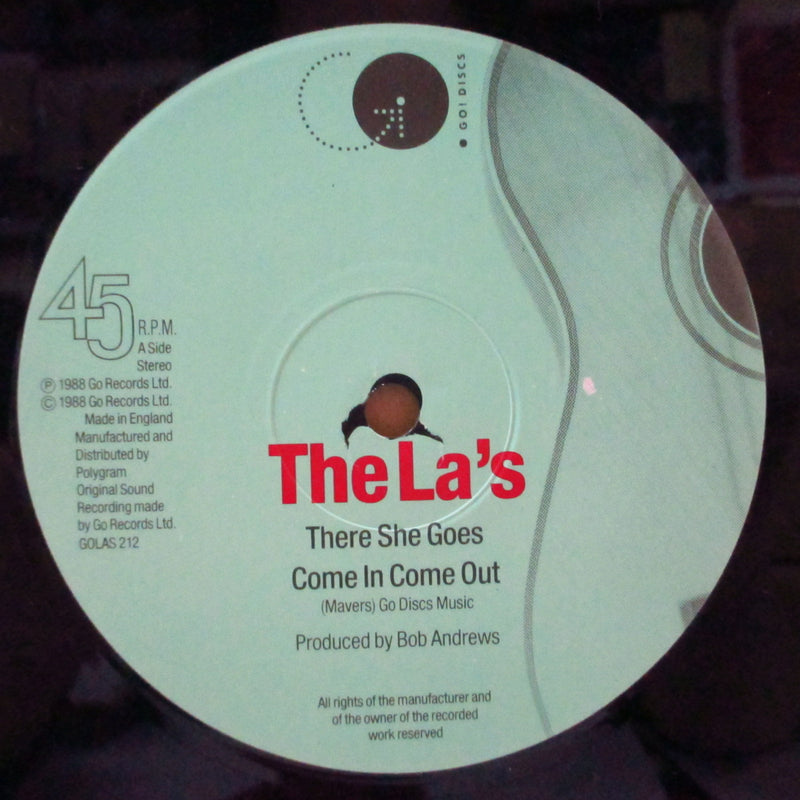 LA'S, THE (ザ・ラーズ)  - There She Goes +3 (UK オリジナル 12インチ/GOLAS-212)