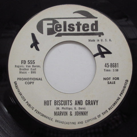 MARVIN & JOHNNY - Hot Biscuits And Gravy (Promo)