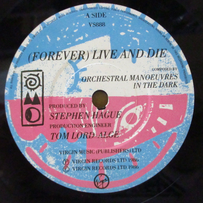 O.M.D. (Orchestral Manoeuvres In The Dark) (オーケストラル・マヌーヴァーズ・イン・ザ・ダーク)  - (Forever) Live And Die (UK オリジナル 7"+PS)