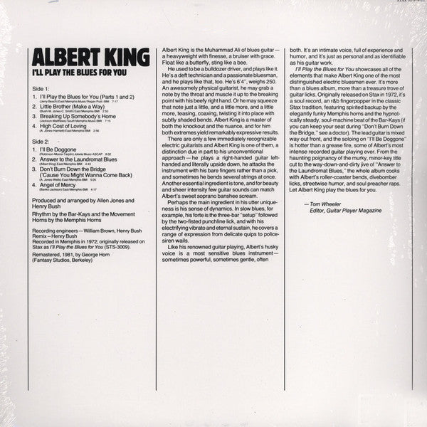 ALBERT KING (アルバート・キング)  - I'll Play The Blues For You (US Ltd.Reissue Stereo LP/New)