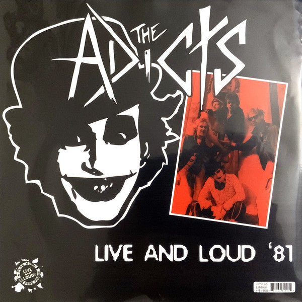 ADICTS, THE (ジ・アディクツ)  - Live And Loud '81(US 300 Ltd.White Vinyl LP / New)
