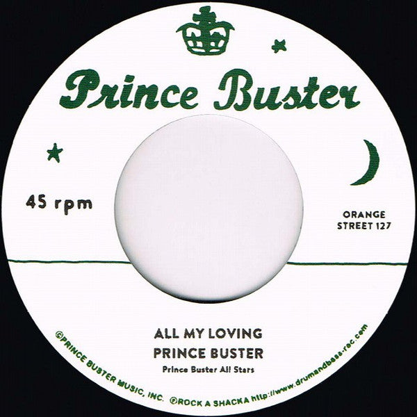 PRINCE BUSTER (プリンス・バスター)  - ALL MY LOVING (Japan Ltd.Reissue 7"/New)