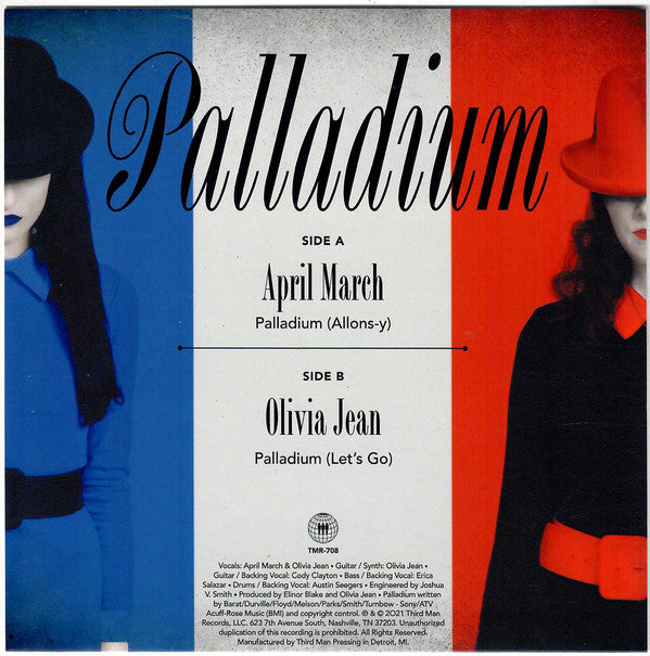 APRIL MARCH / OLIVIA JEAN (エイプリル・マーチ / オリビア・ジーン)  - Palladium (US Ltd. 7"+PS/New)
