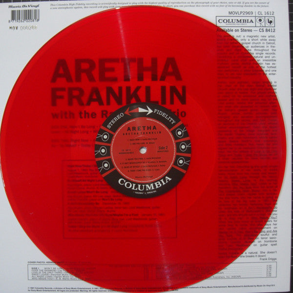 ARETHA FRANKLIN (アレサ・フランクリン)  - Aretha (EU 2000 Ltd.Numbered Reissue 180g Red Vinyl LP/New)