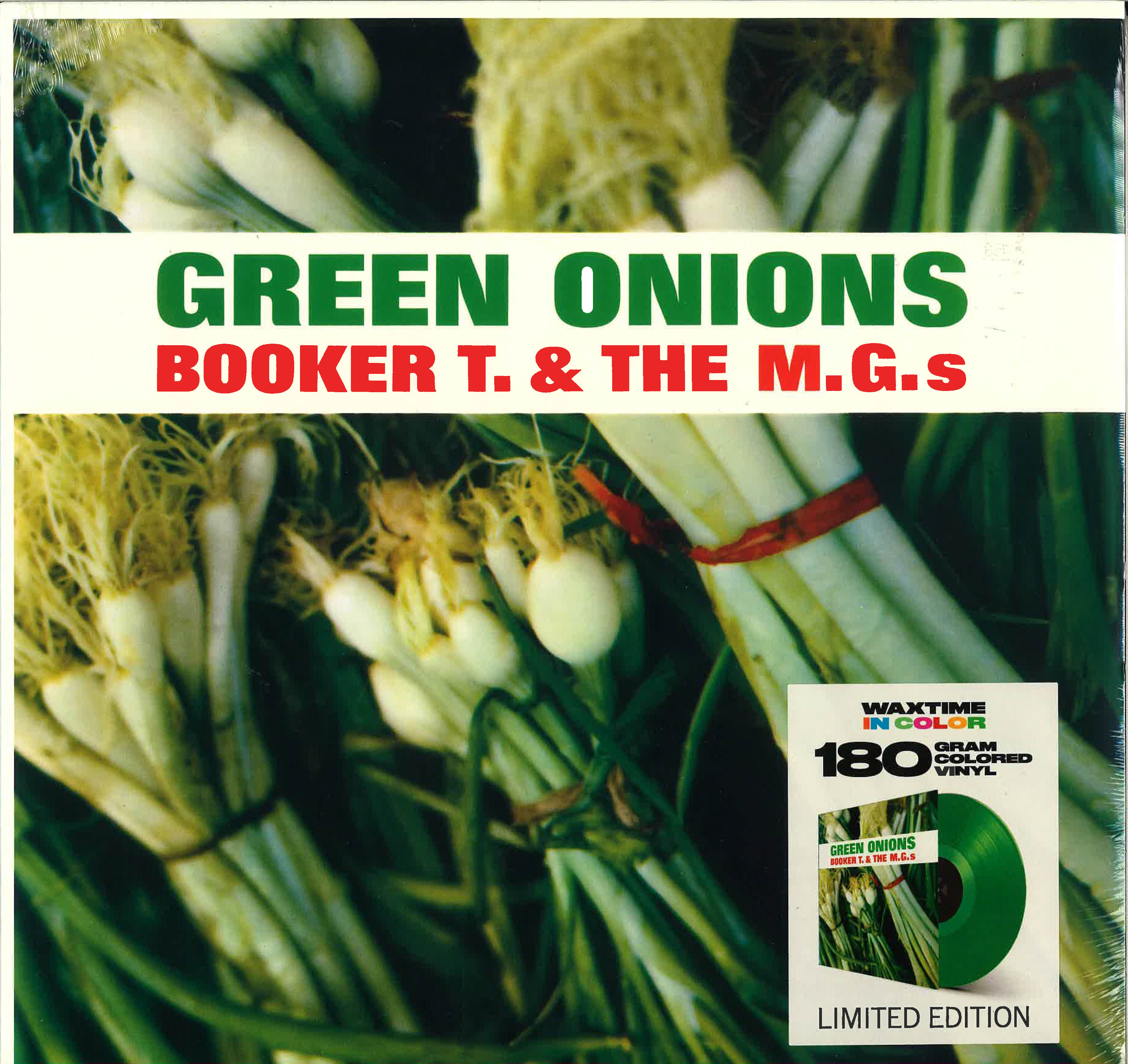 BOOKER T.& THE MG’S (ブッカーT＆MG‘S)  - Green Onions (EU 限定ボーナス入り再発180g 「グリーンVINYL」 LP/New) ’62年大出世名作デビュー・アルバム