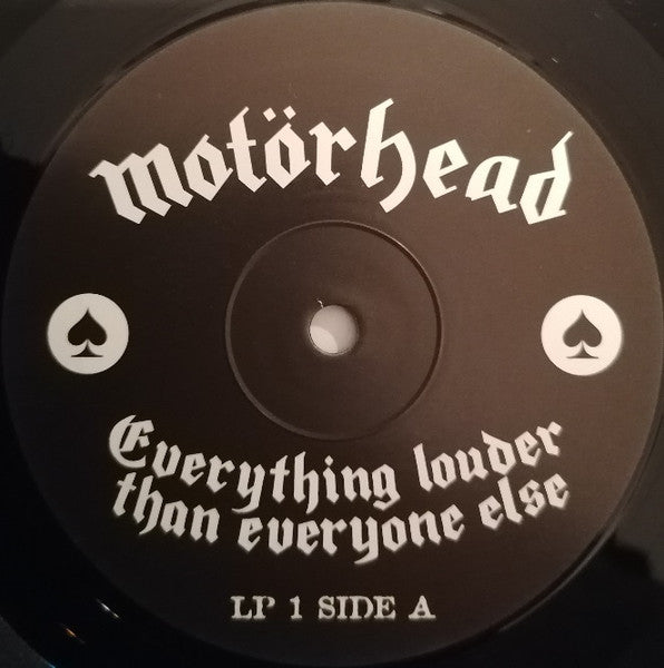 MOTORHEAD (モーターヘッド)  - Everything Louder Than Everyone Else (EU Ltd.Reissue 3xLP/ New)