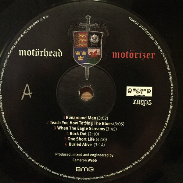 MOTORHEAD (モーターヘッド)  - Motorizer (EU Ltd.Reissue LP/ New)