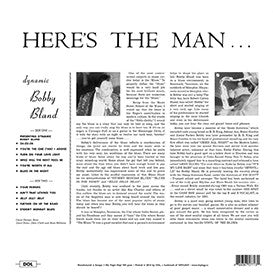 BOBBY BLAND (ボビー・ブランド)  - Here's The Man !!! (US Ltd.Reissue 180g Mono LP/New)