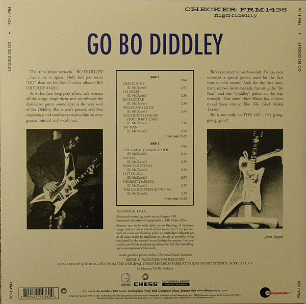 BO DIDDLEY (ボ・ディドリー)  - Go Bo Diddley  (US Ltd.Reissue 180g Mono LP/New)