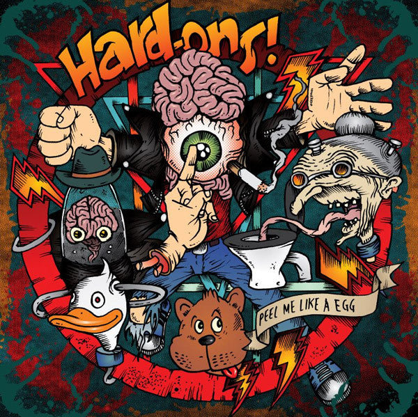 HARD-ONS (ハード・オンズ)  - Peel Me Like A Egg (UK Ltd.Blue Vinyl LP+CD / New)