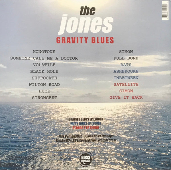 JONES, THE (ザ・ジョーンズ)  - Gravity Blues (Japan 300 Ltd.Reissue Blue & White Splatter Vinyl LP+CD、帯「廃盤 New」 )