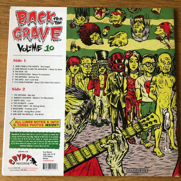 V.A. (米60sガレージ名作シリーズコンピ) - Back From The Grave Vol.10 (German Ltd.Reissue LP/New)