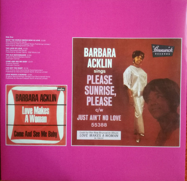 BARBARA ACKLIN (バーバラ・アクリン)  - Love Makes A Woman (UK Ltd.Reissue LP/New)
